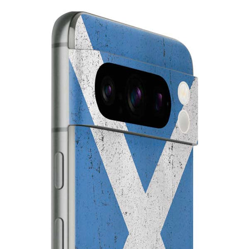 Scotland Flag Distressed Google Pixel 8 Pro Skin